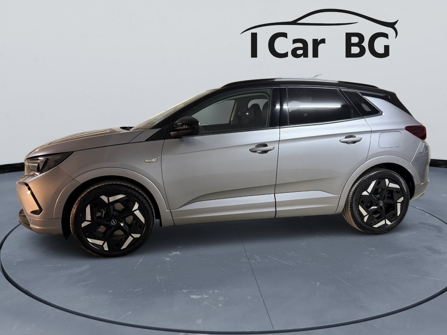 Opel Grandland GSe AWD PHEV 300k – сребриста, страничен изглед